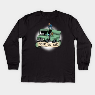 Teen Wolf Ride or Die Kids Long Sleeve T-Shirt